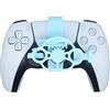 Generico Mini 3D stampa volante per PS5 e PS5 slim gioco controller accessori ausiliari di sostituzione (Blu)