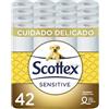 Scottex Sensitive - Carta igienica - 42 rotoli