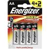 Energizer Max AA Alkaline 4+2 Single-use battery Alcalino