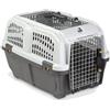 Pet's Market - Trasportino Skudo Open Iata per gatti Scatola da trasporto per animali domestici con apertura superiore e porta in metallo colore grigio (48X31,5X31)
