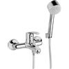 Jacuzzi Gruppo vasca esterno Jacuzzi | rubinetteria con doccia duplex Lucente ottone cromo