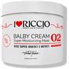 Ilovericcio I Love Riccio Balby Cream, Maschera Idratante e Nutriente per Capelli Ricci o Mossi con Oli di Cocco, Mais, Semi di Ippocastano e Rosa Selvatica, Dona Capelli Morbidi e Corposi, 500 g
