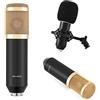Tihebeyan - Microfono a condensatore con cardioide, BM 900 Kit, Microfono di Registrazione Podcast con Supporto, Studio di condensazione Professionale