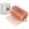 ISOTRONIC Rete in Rame 6m Protezione Lumache e Topi, Tessuto per Sigillare Fori e Fessure Contro Roditori, Nastro in Rame per Aiuole, Uso Interno ed Esterno, Barriera Naturale Efficace