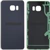 Audiosystem Scocca vetro Copri batteria posteriore Per Samsung Galaxy S6 Edge+ Plus SM-G928 G928F, Ricambio Sostituzione Back Con Biadesivo compreso, Blu Scuro Dark Blue