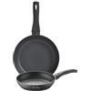 Pintinox Energy Set 2 Padelle in Alluminio Forgiato, Adatto l'Induzione, Interno Antiaderente, Manico Soft Touch Diametro 22-26 cm