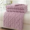 Mezzar Coperta Matrimoniale Pile, Coperta per Divano Morbida, Plaid Pile Blanket per Letto Caldo e Confortevole (Brown, 200 * 230) (Purple, 150 * 200CM)