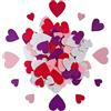 Jtnohx 136 pezzi di adesivi per cuori, cuori adesivi, decorazioni in feltro per la scuola, autoadesivo artigianali per kit di accessori per scrapbooking