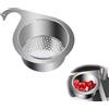 KLEHOPE Cestello Filtro Lavello, Cestello Scarico Lavello Cucina Acciaio Inossidabile 201, Cesto Filtro Cigno Rimovibile, Scolapiatti, Separazione Umido e Secco, per Filtrare Lavello Della Cucina