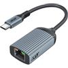 acer Adattatore USB C a Ethernet 1000Mbps,adattatore di rete Ethernet LAN RJ45 a Thunderbolt 4 tipo C Compatibile con iPhone serie 15/16, iPad Pro/Air, Galaxy, Steam Deck, Switch, ecc.