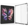 N NEWTOP Cover Compatibile con Samsung Galaxy Z Fold 5, Posteriore Semi Rigida TPU Hard Clear Anti-Shock Custodia Guscio Case Retro Protettiva Semirigida Trasparente Angoli Rinforzati