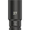Wera 05004840001 8790 C Chiave a bussola Impaktor Deep, attacco da 1/2, Nero, 27.0 x 83.0 mm