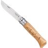 Opinel Coltello con lama ripiegabile con manico pirografato lepre, da collezione Virobloc, lama inox