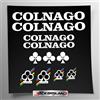 Stickersland Kit adesivi compatibile con telaio MTB Mountainbike e casco | decals sticker Decalcomanie bici scritte loghi | Stickersland® - Colnag (Bianco Lucido)