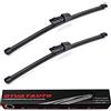 OTUAYAUTO Tergicristallo posteriore - Sostitutivo per Skoda Yeti 5L 2009-2017, VW Golf 6 2008-2012, VW Polo 6R, 6C 2009-2017, Audi A1 8X Sportback 2012-2018