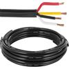ETUKER Cavo per Veicolo 4 Poli 5M Cavo Elettrico per Rimorchio,Cavo a 4x0.75mm² Rotondo Cavo per Rimorchi