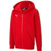 Puma Teamgoal 23 Casuals Hooded Jacket Jr, Giacca con Cappuccio Unisex Bambini, Medium Gray Heather, 116