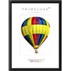 PrimeLuxe Cornice portafoto in legno, 65 x 90 cm, colore nero opaco, colore e dimensioni a scelta, cornice per poster, puzzle, collage fotografico, made in Germany