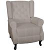 GARDENIA Beatrice Poltrona, Poliestere, Tortora, 77x85x101CM