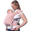 Boba Bliss Fascia Porta Bebe - Marsupio Neonato o Bambino 2 in 1 - Fascia Neonato Senza Nodi - Ideale per la Salute dei Fianchi - Marsupio Bambino Soffice ed Ergonomica - 3,2 a 16 Chili