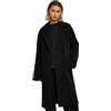 Urban Classics Ladies oversized long coat Donna Cappotti nero 3XL 100% poliestere