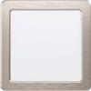 Eglo Faretto da incasso LED Fueva 5, L x P 16,6 cm, acciaio e superficie luminosa in plastica, nichel opaco, bianco, piatto, profondità di incasso 26 mm, bianco neutro