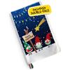 evenue Canovaccio da Cucina Natalizio, Strofinaccio in Cotone Spugna e Microfibra Assorbente, Idee Regalo Natale Utili per la Casa, Personalizzato Con Illustrazione Originale Elfi Merry Christmas