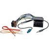 Audioproject A413 - Set di adattatori per autoradio da Quadlock a ISO + Adattatore Antenna da Fakra a DIN Compatibile con Opel Agila Corsa Astra dal 2003 Phantom Feed Cavo Adattatore autoradio Plug
