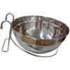 JISADER Ciotola per Cani Bacinella per Cibo Antiscivolo Ciotola per Cibo per Gatti Ciotola per Acqua Robusta Ciotola sospesa per Cassa per Cani di Piccola, Diametro 20 cm