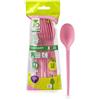 CLENDY - Bio - 12 Cucchiai Compostabili - Rosa