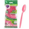 CLENDY CUCCHIAI 18PEZZI RIUTILIZZABILI ROSA