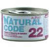Natural Code Gatto Lattina (22) Adulto Tonno & Fegato Di Manzo 85 Gr