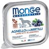 Monge Cane Monoprotein Vaschetta Adulto Agnello & Mirtilli 150 Gr