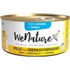 Wenature Gatto Lattina In Acqua Di Cottura Adulto Pollo & Crema Di Formaggio 85 Gr
