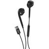 Music Hero auricolari a filo USB-C, cuffiette USB-C, comandi integrati, microfono, semi in-ear, nero