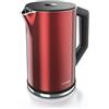 arendo - Bollitore Acqua Elettrico da 1.5L 2200W - Eco Controllo Temperatura - Temperatura Regolabile 40-100°C - Parete Doppia - in Acciaio Inossidabile - Senza BPA - Rosso