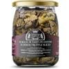 Valnerina Tartufi Tartufo Nero Estivo a Scaglie | Tartufo a Fette, Lamelle, Carpaccio | Naturale, Artigianale e Italiano conservato in Olio EVO Extra Vergine di Oliva | Vasetto 450 gr.