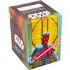 Gamegenic Asmodee Star Wars Unlimited Soft Crate - Full-Color Printed & Officially Licensed Durable Deck Box, Holds 60 Double-Sleeved Cards, TCGs And LCGs, Obi-WAN Kenobio/Darth Maul, Made by Gamegenic