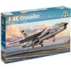 Italeri 1456 F-8E Crusader, Scala 1:72, Plastic Model Kit, Modello in plastica da Montare, modellismo, Aereo