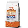 Monge Natural Superpremium Puppy and JUNIOR Duck, Rice and Potatoes, cibo per cani per tutte le razze (cibo secco per cani con anatra, riso e patate, molto ricco di fibre e vitamine, 12 kg)