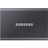 Samsung T7 Portable SSD - 500 GB - USB 3.2 Gen.2 External SSD Titanium Grey (MU-PC500T/WW)