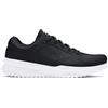 Under Armour UA Edge Lthr, Scarpa da Allenamento Uomo, Black/Black/White, 39 EU