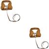 minkissy 2pcs Guinzaglio Pet Cat Harness Cat Strap Puppy Harness per Cani di piccola taglia Corda di trazione Cinghia di cablaggio per gatti Forniture per animali domestici Pettorina per