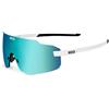 Koo Occhiali Koo Supernova bianco lente turchese mirror
