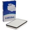UFI Filters, Filtro Abitacolo Antipolline 53.033.00 | per Ricambio, Adatto a Auto, Applicabile su Diversi Modelli di Fiat Multipla e Multipla Van