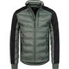 Indicode Uomini Alterio Quilted Jacket | Giacca trapuntata con maniche in softshell Jungle Green S