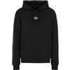 EA7 FELPA CAPPUCCIO UOMO NERO EMPORIO ARMANI 7 LOGO EA XXL NERO