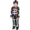 amscan Peppa Pig scheletro costume di Halloween, Nero, 4/6 anni, 9907585