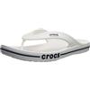 Crocs Bayaband Flip, Infradito Unisex - Adulto, White/Navy, 48/49 EU