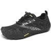 SAGUARO Scarpe Barfoot Minimaliste Bambini Ragazzi Ragazze Antiscivolo Scarpe Multisport per Trail Running/Corsa/Trekking/Palestra/Spiaggia/Scoglio/Immersione/Acqua, Nero, 29 EU
